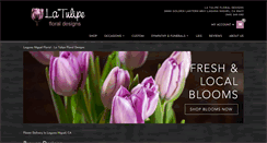 Desktop Screenshot of latulipeflowers.com